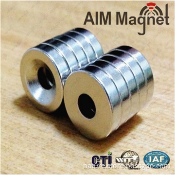 ring round magnet with hole 20mm x 3mm